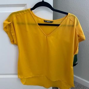 Casual Yellow Top